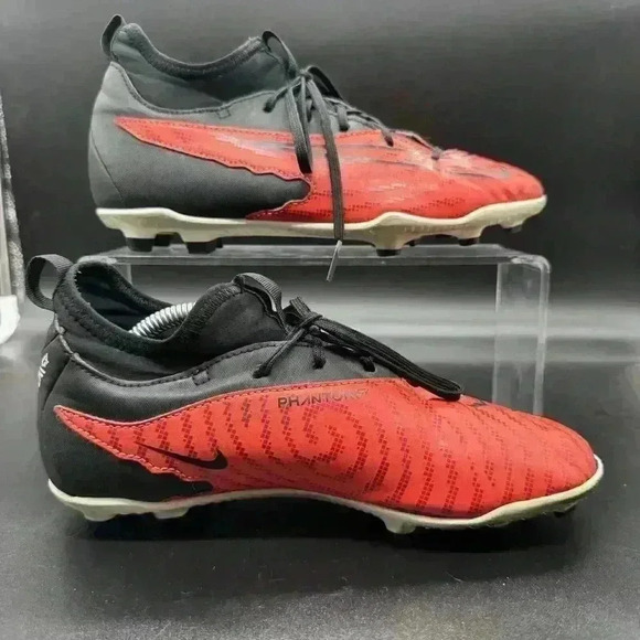 Nike Phantom GX FG Bright Crimson Black Size 5Y Womens 6.5 - Picture 2 of 8